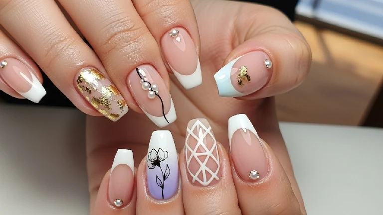 french tip nail designs