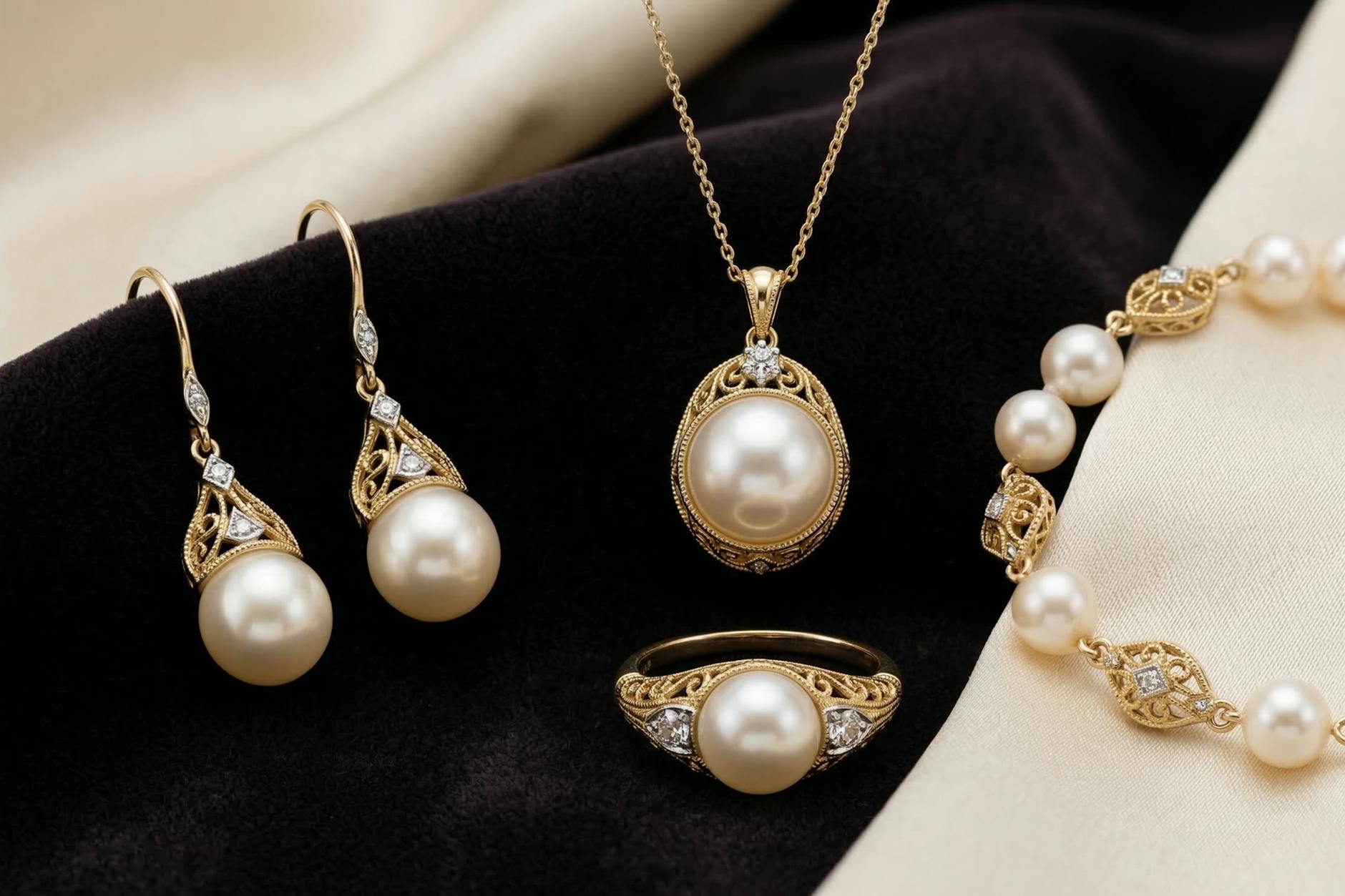 elegant pearl bracelet