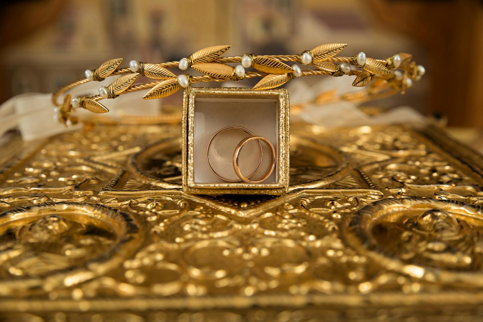 gold vermeil necklace stack