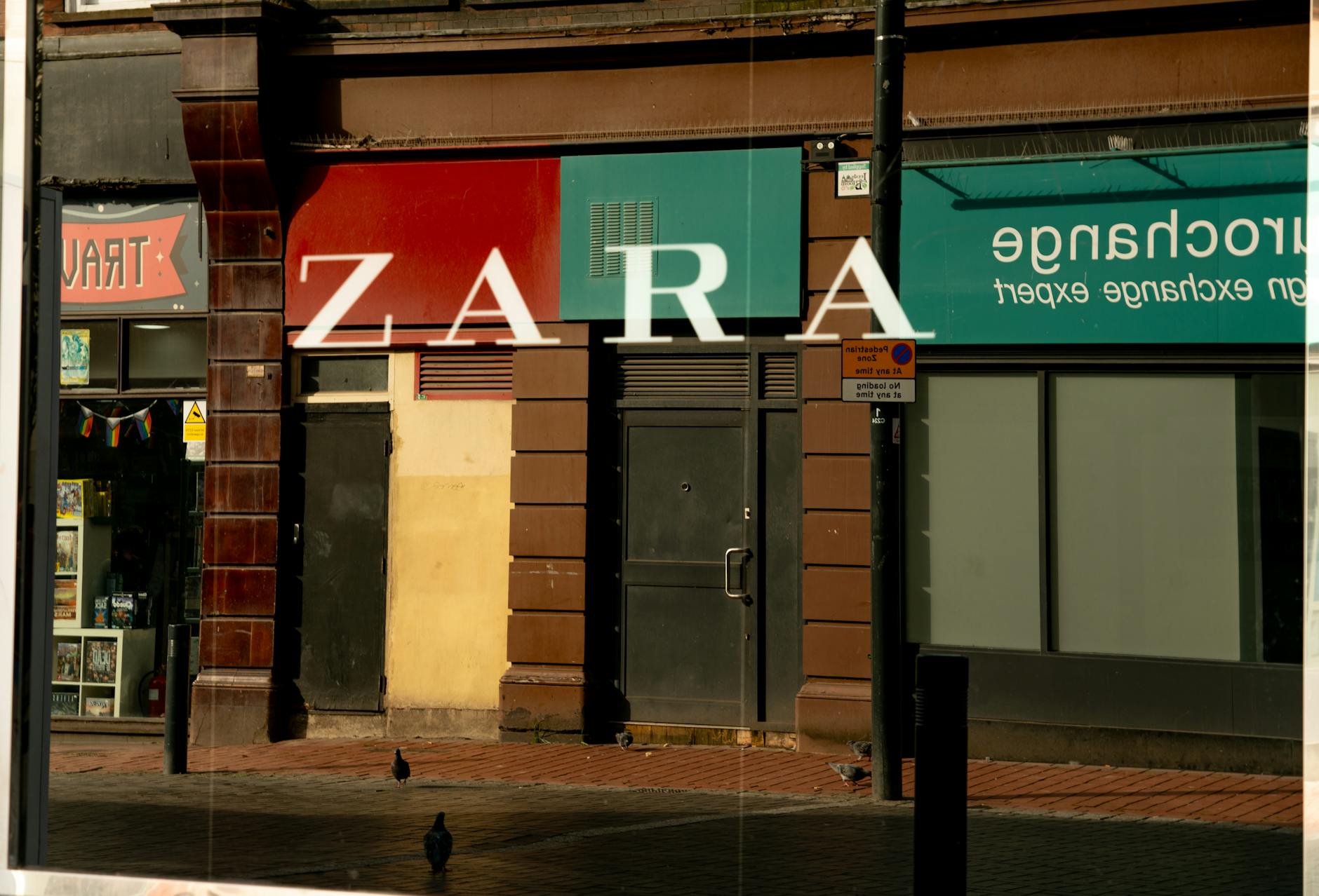Zara clothing store display