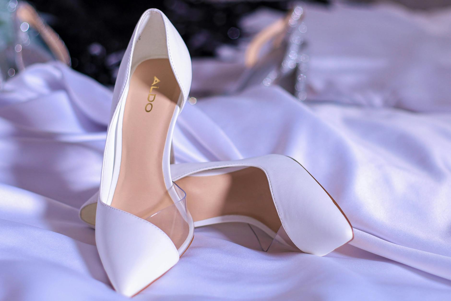 white heels fashion