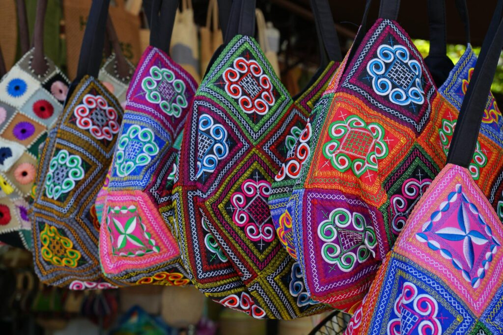 designer bag close-up detail