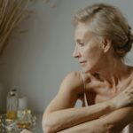 woman over 30 elegant evening dress