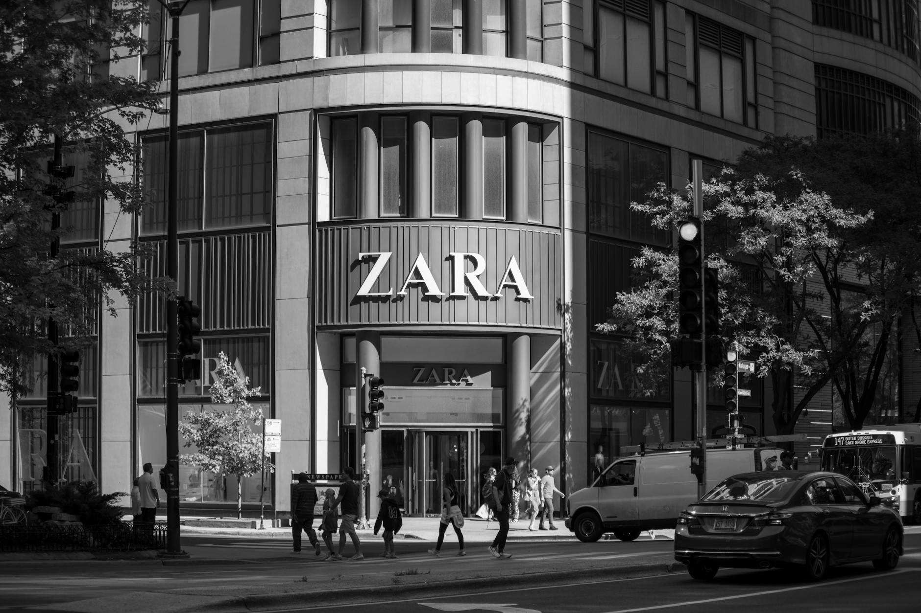 Zara store interior USA